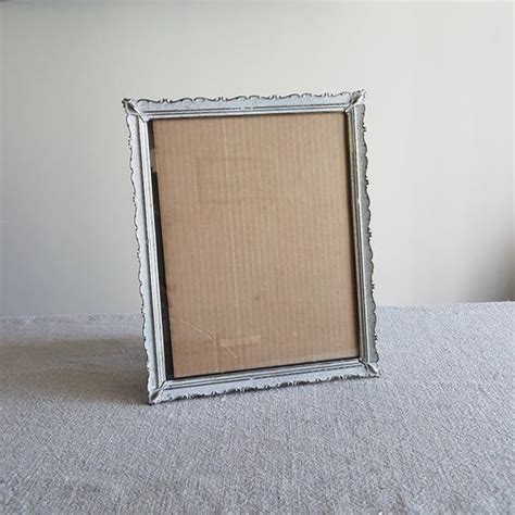 8 X 10 White And Gold Tone Metal Picture Frame Etsy Canada Metal