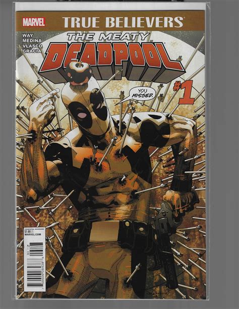 True Believers Meaty Deadpool 1 Marvel Comic Books Modern Age