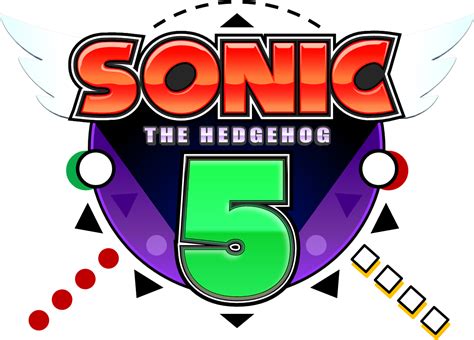 Sonic 5 English Logo By Scrapbrainex On Newgrounds