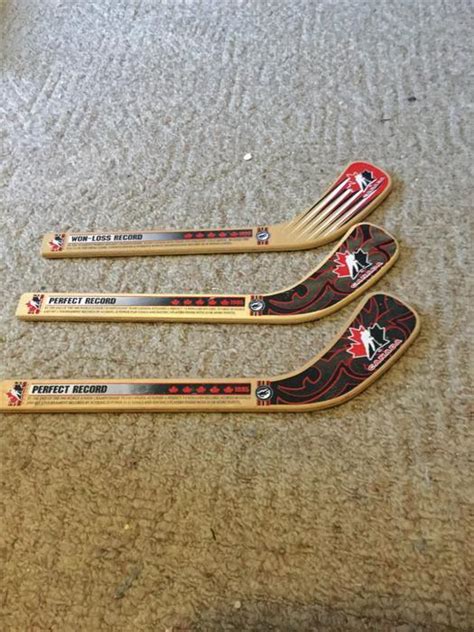 (ryan remiorz/the canadian press via ap). Team Canada hockey sticks mini Esquimalt & View Royal ...