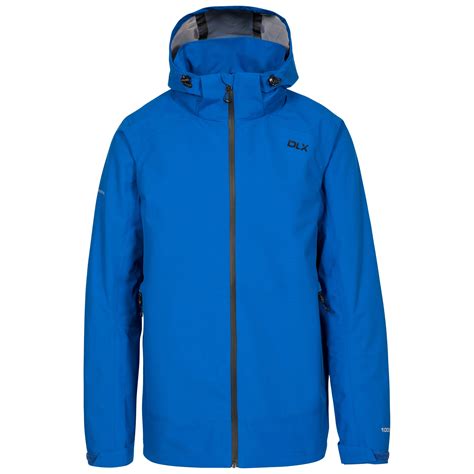 Dlx Mens Waterproof Jacket Hiking Camping Raincoat Breathable With Hood