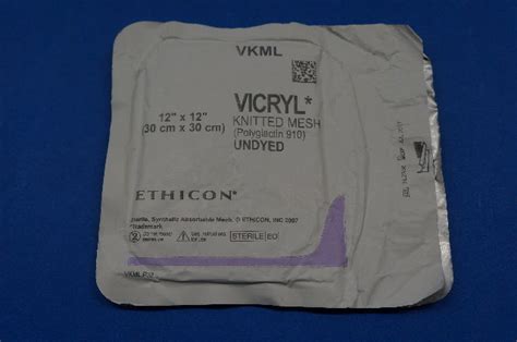 Ethicon Vkml Vicryl Undyed Knitted Mesh 12 Imedsales