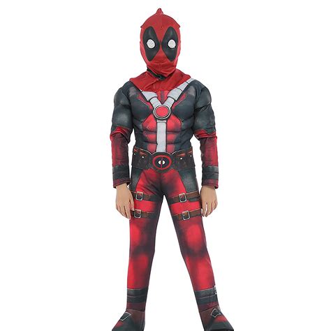Buy Deadpool Cosplay Halloween Costume Kids Roleplay Boys Outfits