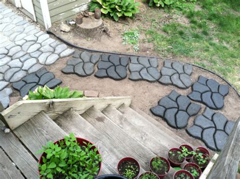 After the patio is firm enough to walk on, spread stone dust over the stones and sweep it into the joints and along the edge. -: Make Your Own Stone Patio - DIY Cobblestone under $250 ...