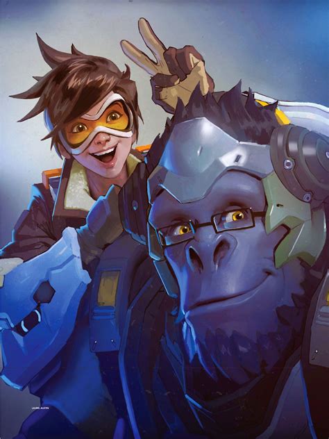 Winston And Tracer The Best Friends In Overwatch Overwatch 2 Video