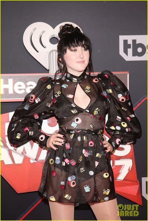 noah cyrus wears sheer dress and sky high shoes at iheartradio music awards 2017 photo 3870101