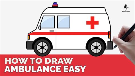 How To Draw Ambulance Easy Youtube