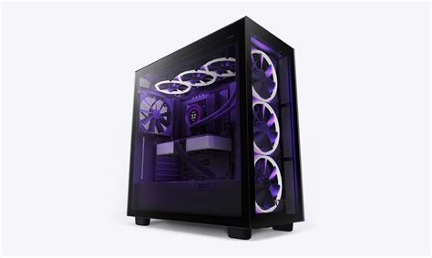 Nzxt H7 Elite Premium Mid Tower Pc Gaming Case Rgb Led And Smart Fan