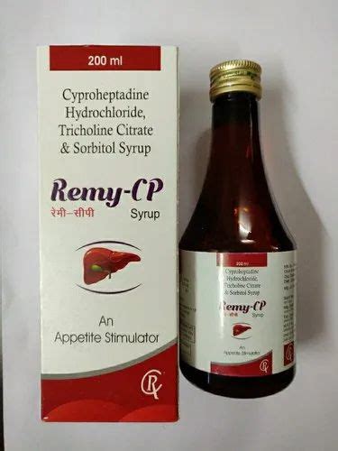 Remy Cp Cyproheptadine Tricholine Citrate Syrup 200ml Prescription
