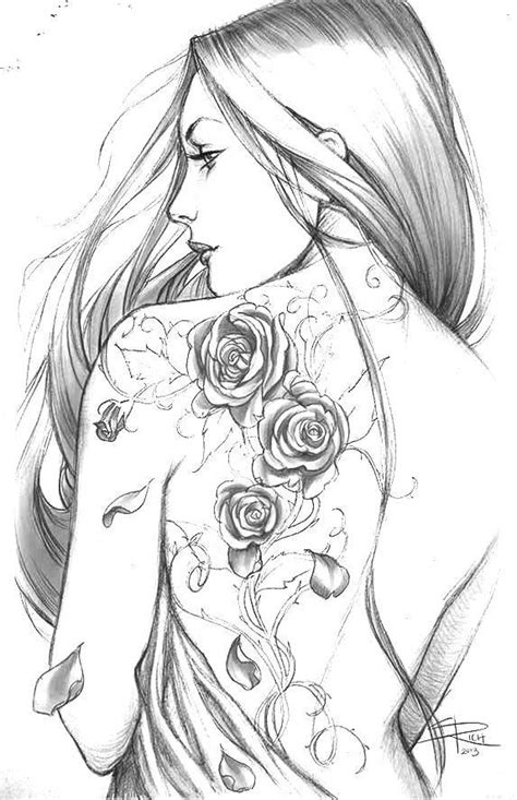 Pretty Girls Coloring Pages Adult Coloring Pages My XXX Hot Girl