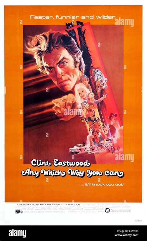 Clint Eastwood Any Which Way You Can Cut Out Stock Images And Pictures