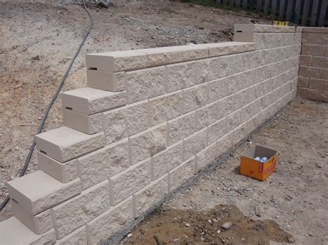 Concrete Block Retaining Walls Cinder Block Retaining Wall Ideas