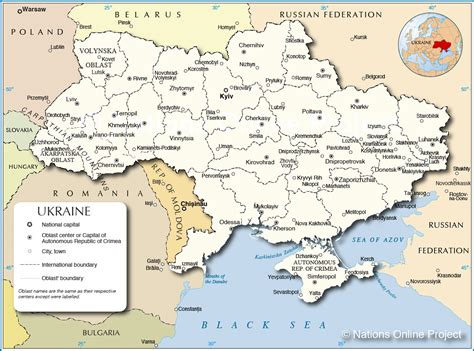 Current Political Map Of Ukraine Map Of World