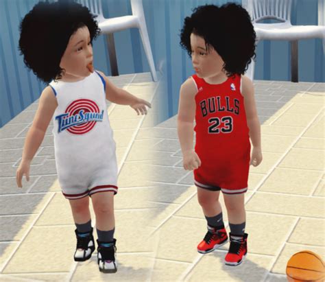 Toddler Basketball Rompers Sims 4 Children Sims 4 Toddler Toddler