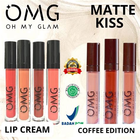 Jual Omg Oh My Glam Matte Kiss Lip Cream Lipstick Lipstik Lipcream