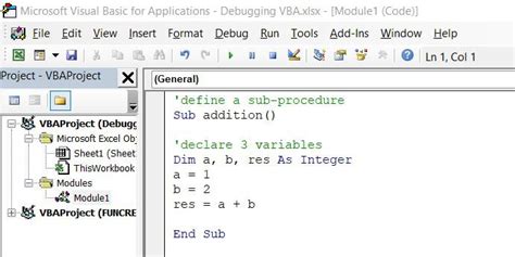Debugging VBA Code In Excel GeeksforGeeks