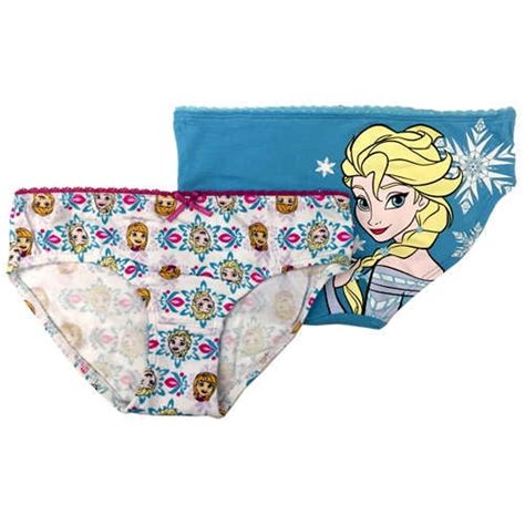 Disney Frozen Frozen Girls Underwear 2 Pack Cotton Spandex Panties