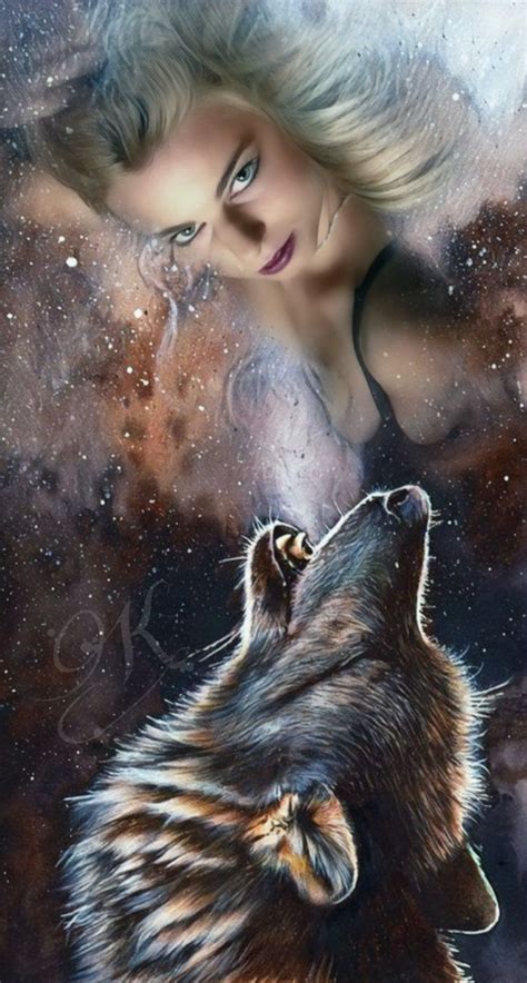 Pin By Carmelita X On Art Wolves And Women Wolf Art Beautiful Fantasy Art