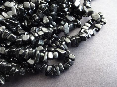 34 Inch Strand Natural Blackstone Chip Beads Dyed 8 9mm Nuggets