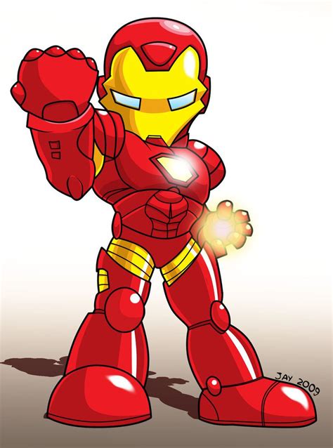 Chibi Iron Man Iron Man Cartoon Iron Man Chibi