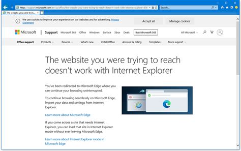 Microsoft Will Force Opening Some Sites In Edge Instead Of Internet
