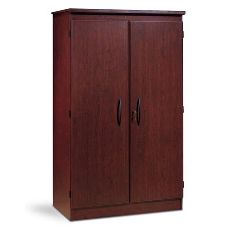 South Shore Furniture Royal Cherry 4 Shelf Office Cabinet At
