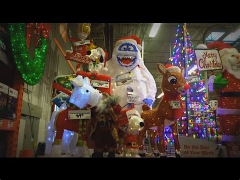 If you spend the holidays in. Home Depot CHRISTMAS DECORATIONS & Decor - YouTube