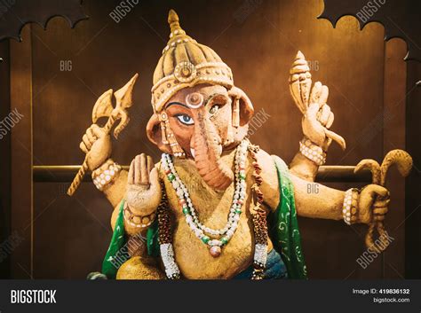 Statue Ganesha Known Image And Photo Free Trial Bigstock