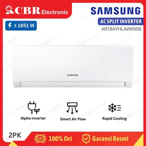 Jual Ac Samsung Alpha Inverter Pk Ar Ayhlawknse R Di Seller Cbr Elektronik Batam