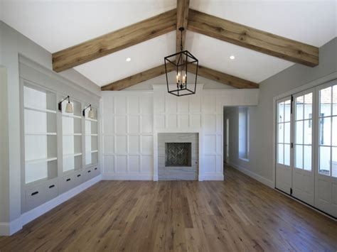 We did a similar detail in our home office and loved how it turned out. Image result for board and batten siding | Living room ...