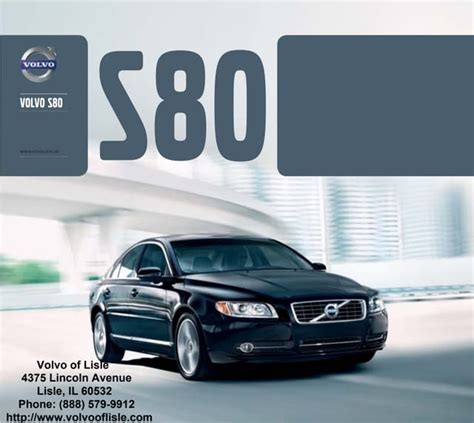 2013 Volvo S80 Brochure Chicago Volvo Dealer Ppt