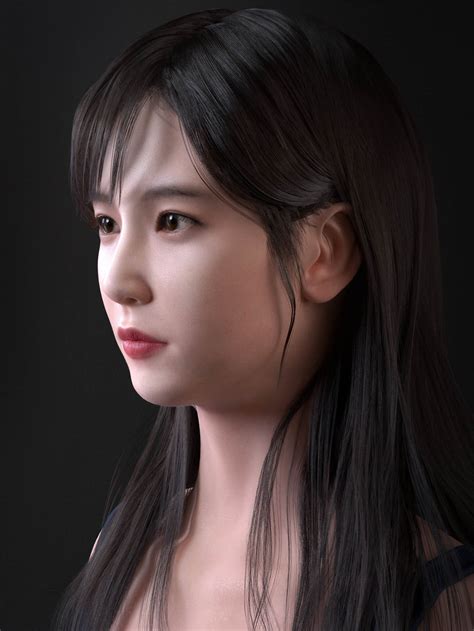 3d Model Woman By Dong Young Hwang 10