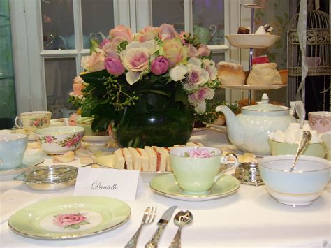 Table Setting For High Tea Love The Pink Table Settings From