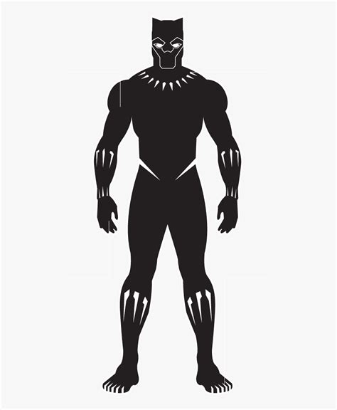 Superhero Black Panther Silhouette Free Transparent Clipart Clipartkey