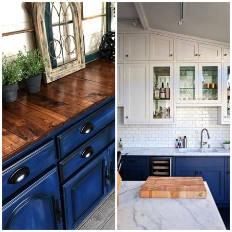 Testers are a great way for you to choose the right wall color to match your kitchen cabinets. 4 Ways to Use Navy Blue in Your Kitchen