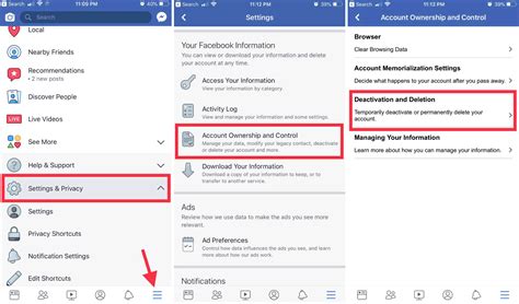 Clear instruction and official deletion page link. How to Deactivate or Delete Facebook Account Properly