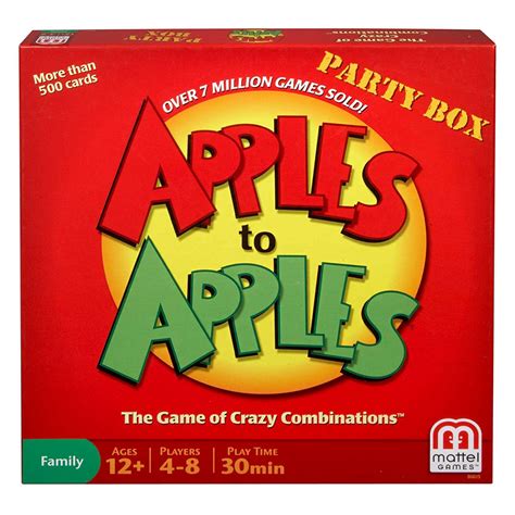 22 Hilarious Board Games That Will Rock Your Next Game Night Apples To Apples Game Party In A