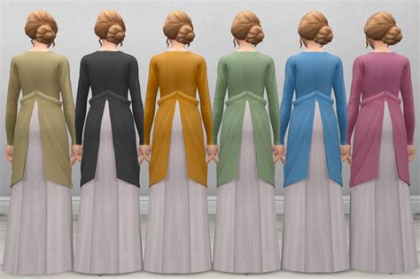 History Lovers Simblr Ts4 “mary” Edwardian Dress Heres A Casual