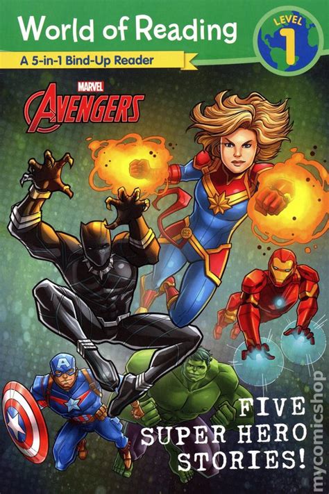 World Of Reading Avengers Five Super Hero Stories Sc 2020 Marvel