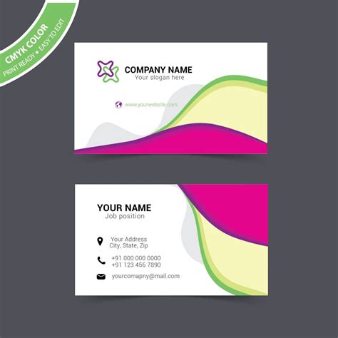 Make your own business cards and design it online today. Visiting Card Design Sample Free Download - Wisxi.com