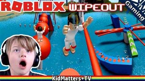 Roblox Wipeout Totally Fun Obstacle Course Race Obby Lets Play