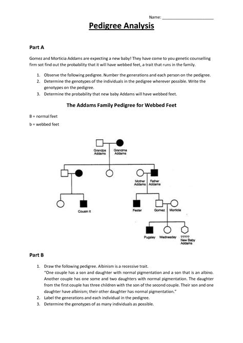 Pedigree analysis problems ty, pedigree analysis is used to study human traits. 7 Best Images of Genetics Word Search Worksheet - Genetics ...