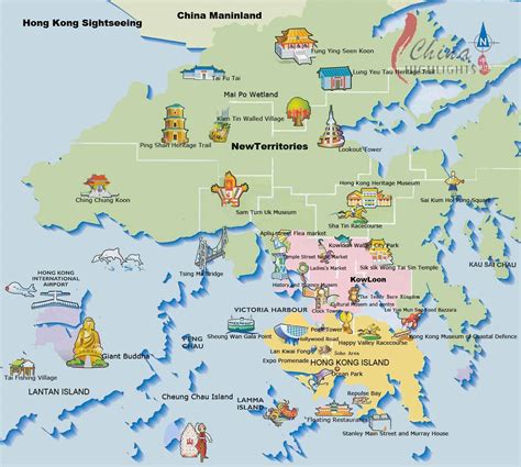 Stadtplan Von Hongkong Stadt Detaillierte Gedruckte Karten Von