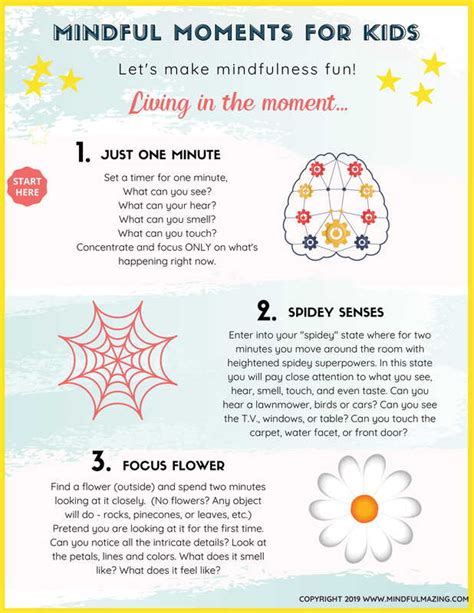 14 Mindfulness Exercises For Kids Sunrise Elementary School