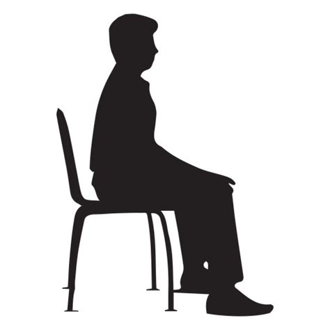 Man Sitting On Chair Silhouette Ad Paid Paid Sitting Chair Silhouette Man