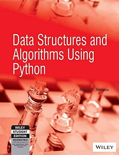 Data Structures And Algorithms Using Python Necaise Rance D