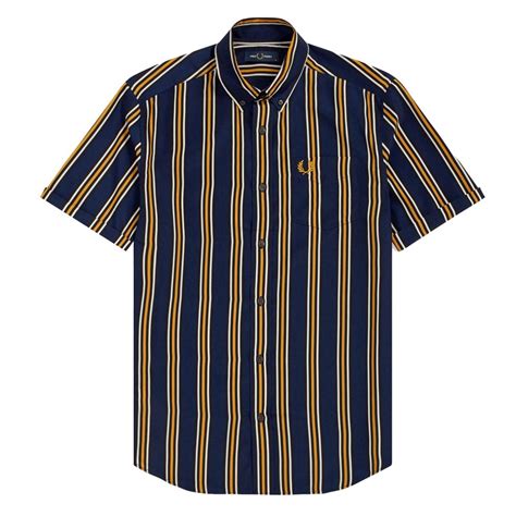 Fred Perry Vertical Stripe Shirt Shirts Natterjacks