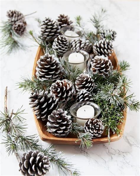 Diy Noël Pomme De Pin Pour Une Déco Nature à Fabriquer Christmas Pine
