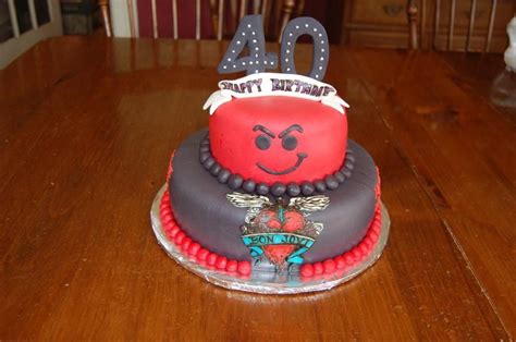 Bon Jovi Cake I Must Have This 40th Cake 50th Birthday Cake Mom 60th