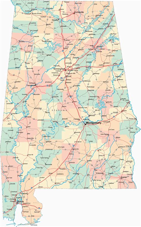 Road Map Of Alabama And Georgia Maps Location Catalog Online